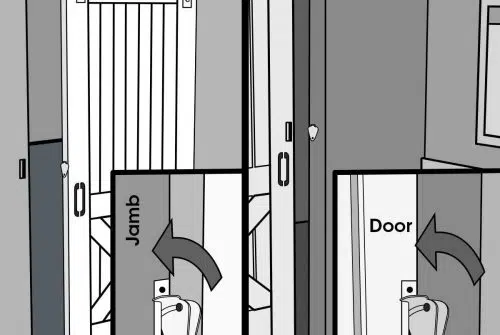 Comment mettre un verrou sur une porte coulissante ?